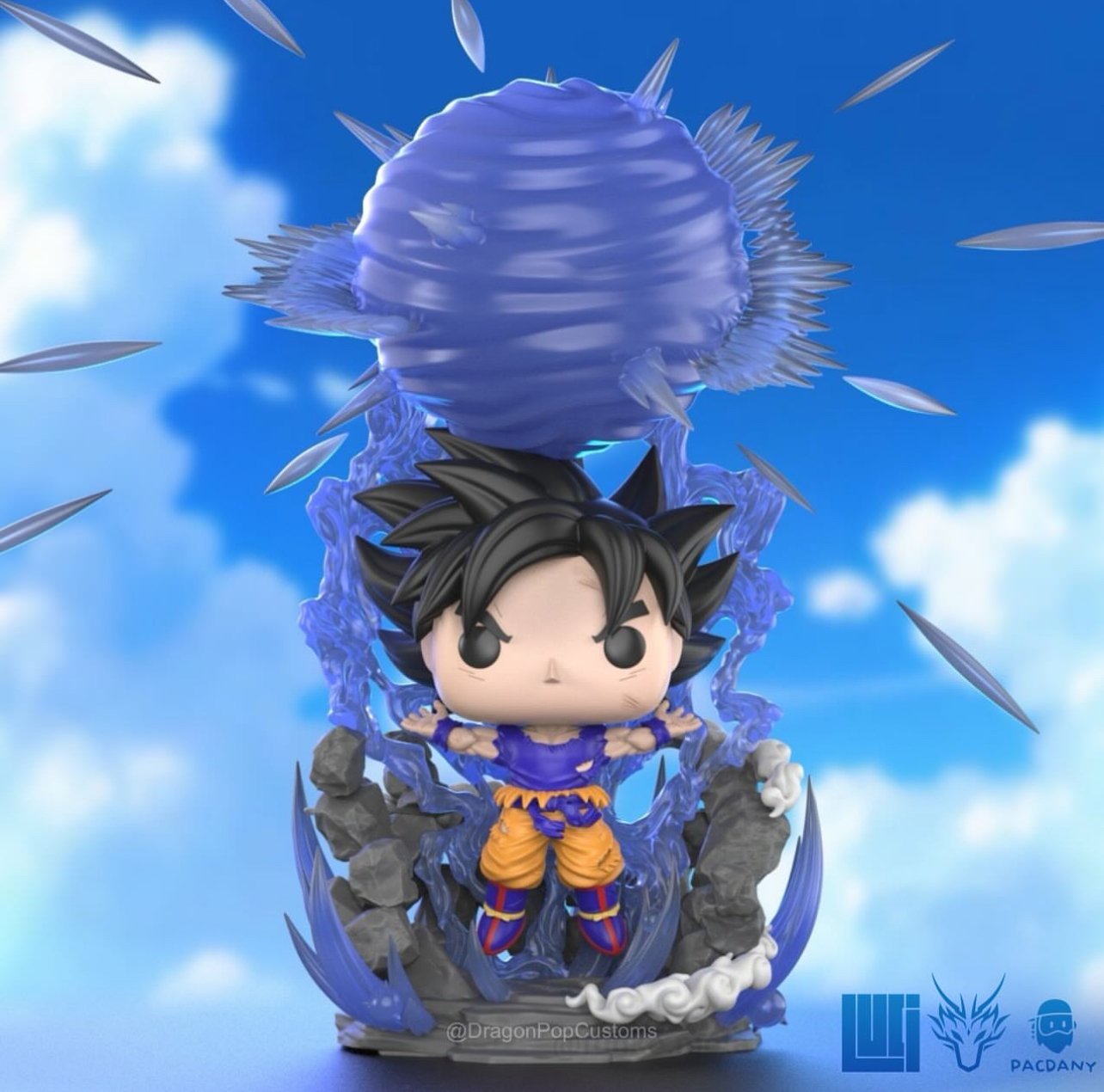 Custom New Dbz Funko Pops GOKU SSJ4 Pop Custom Limited Of (custom