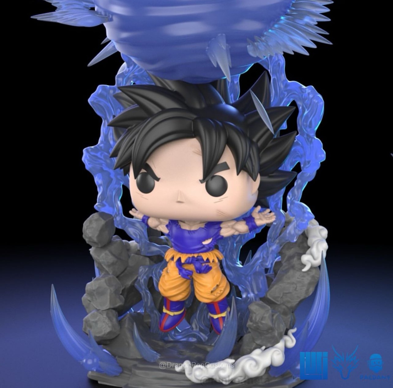 Fashion funko goku blue