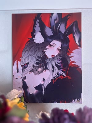 Of Dogs and Lillies - Art Print
