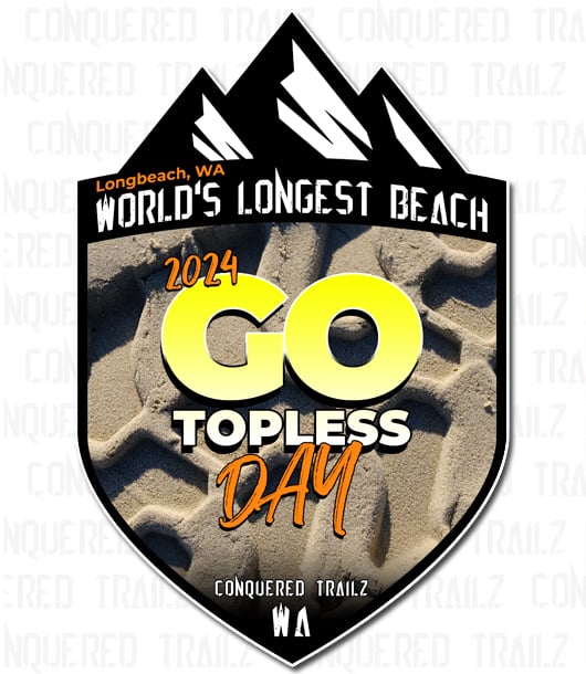 Image of Go Topless Day 2024, Long Beach - Event Badge