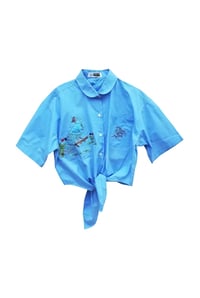 Embroidered Peacock Shirt 