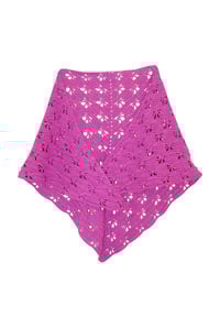 Pink Crochet Shawl 