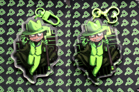 Image 3 of Riddler / Edward Nygma 2 sided Acrylic keychain