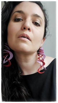 Image 7 of CURLS earrings - RosaAranciata