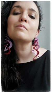 Image 3 of CURLS earrings - RosaAranciata