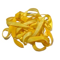 Image 5 of 1PC.  SUNFLOWERS 42" hand dyed wrist wrap bracelet silk ribbon by COLOR KISSED SILK