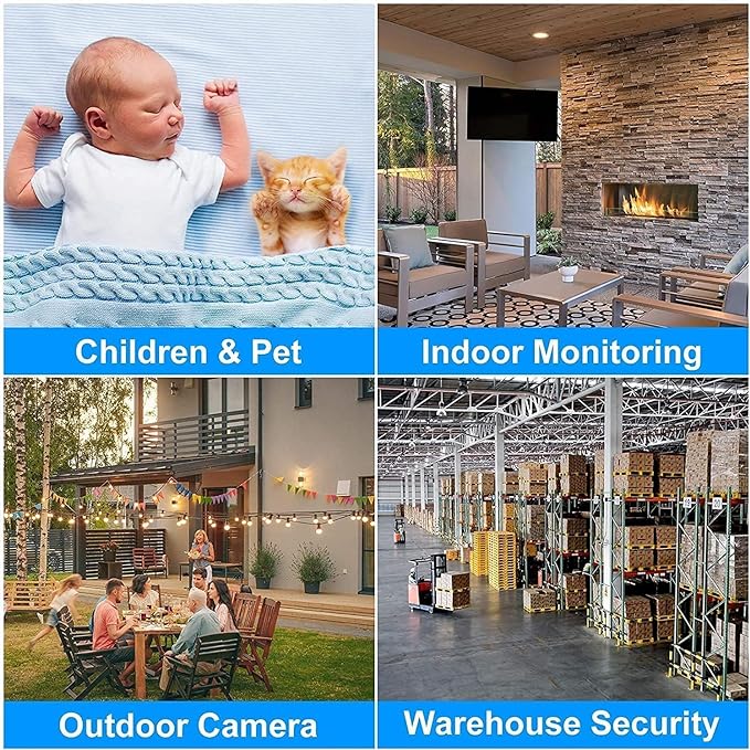 24/7 Surveillance: Indoor/Outdoor Mini Camera with Night Vision