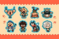 Image 1 of DunMeshi Sticker Sheet (PREORDER)