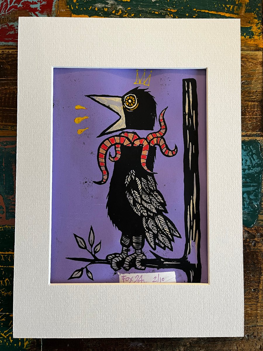 Image of Netherworld Crow 02 Gell Print