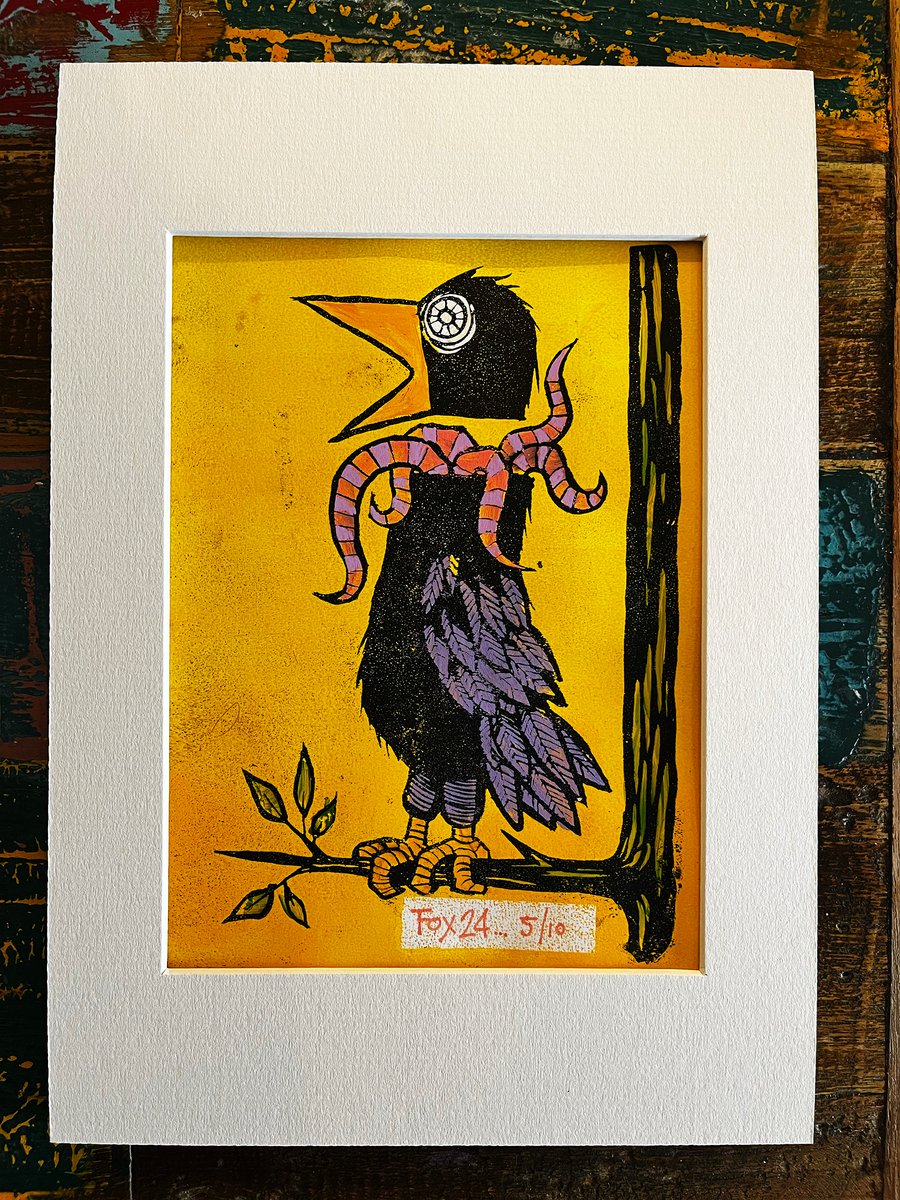 Image of Netherworld Crow 05 Gell Print