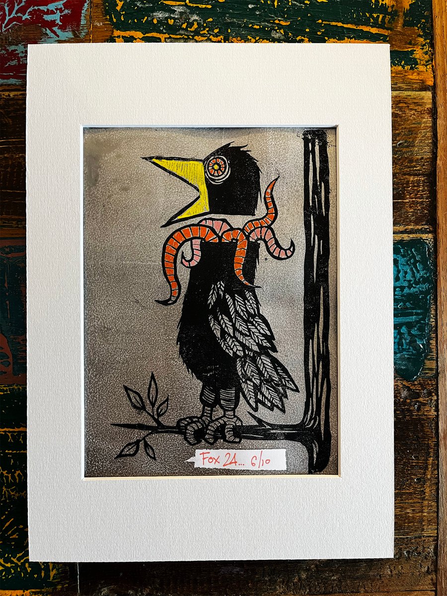 Image of Netherworld Crow 06 Gell Print