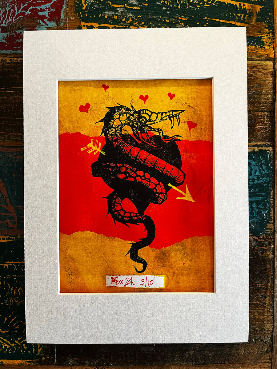 Image of Betrothed To The Serpent 03 Gell Print