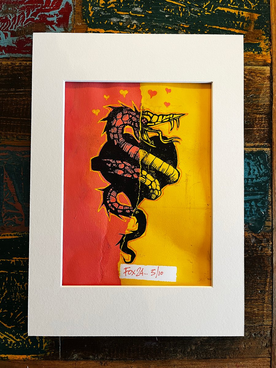 Image of Betrothed To The Serpent 05 Gell Print