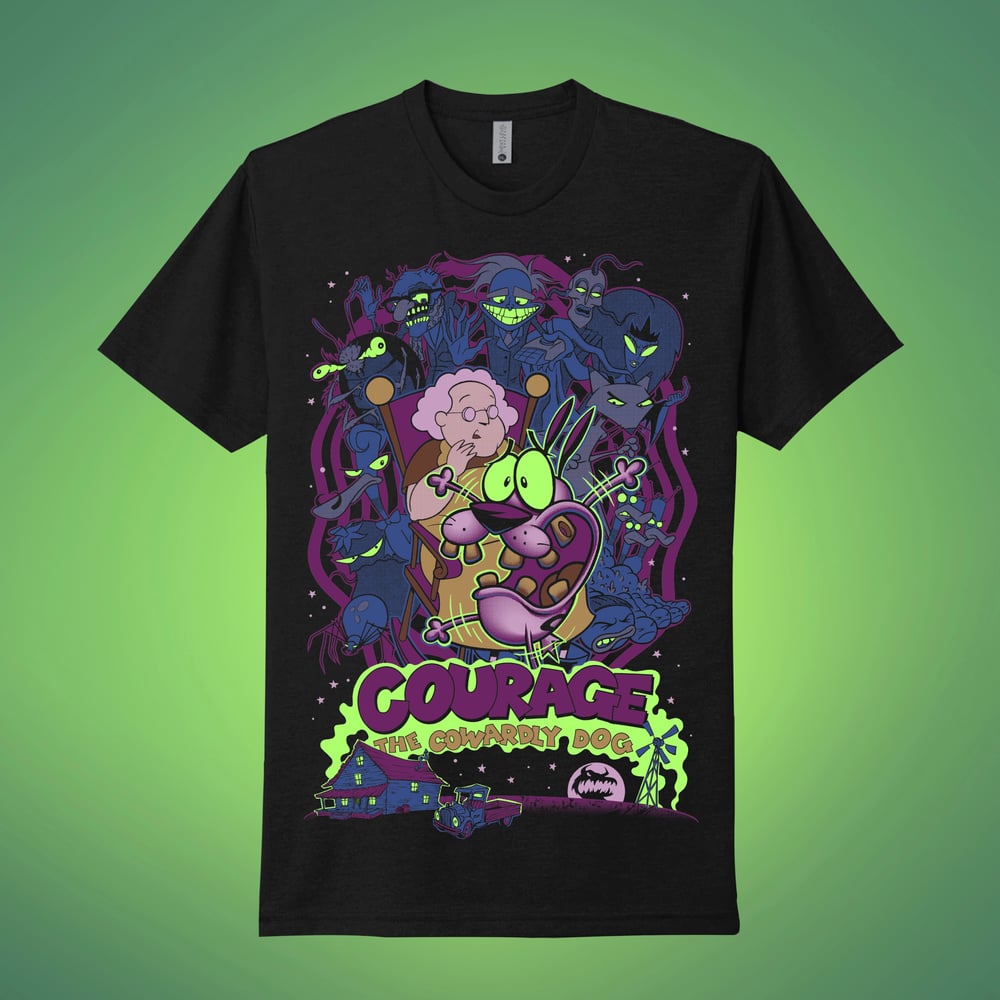 Image of COURAGE - BLACK SHORT SLEEVE 