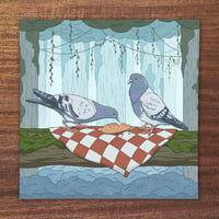 Image 3 of Pigeon Picnic Print