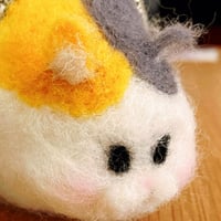 Image 2 of Fat Cat FFXIV Felted Wallet