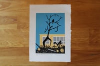 Image 1 of In The Dead of Night (linocut print)