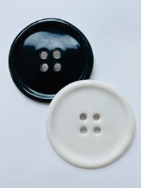 Image 4 of Large Ceramic Button Brooch