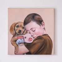 Image 1 of Love all animals | Canvas (Leinwand)