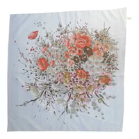 Image 1 of 1970s Italian Floral Scarf 