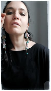 Image 7 of AFRODITE Cascata earrings - Pastello