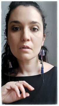 Image 6 of AFRODITE Cascata earrings - Profonda