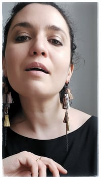 Image 4 of AFRODITE Cascata earrings - Soft