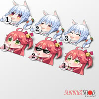 Image 4 of Hololive - Usada Pekora X Sakura Miko Slaps, Diecut, Peeker