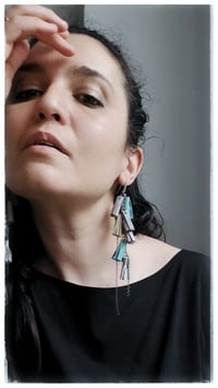 Image 7 of AFRODITE Cascata earrings - Menta e Limone