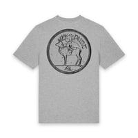 Image 3 of HEADS OR TAILS T-SHIRT GREY