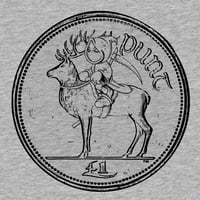 Image 4 of HEADS OR TAILS T-SHIRT GREY