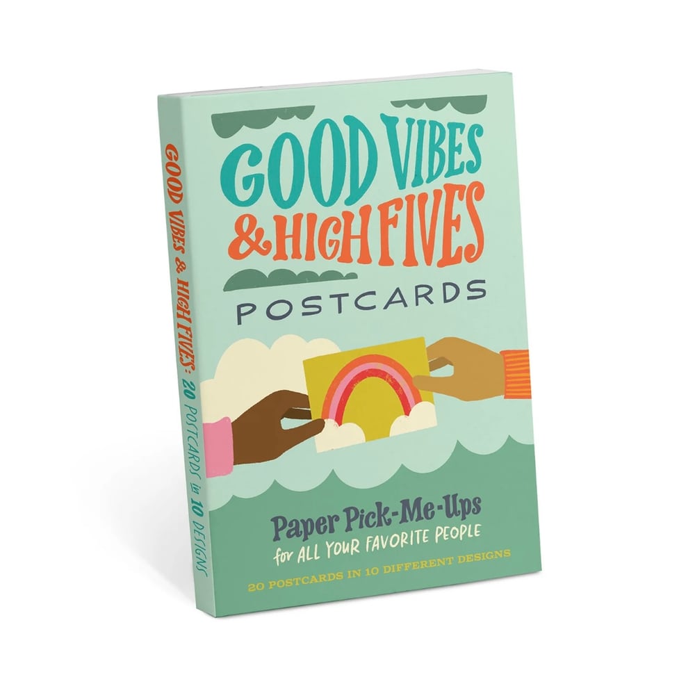 Image of Good Vibes postcard book 