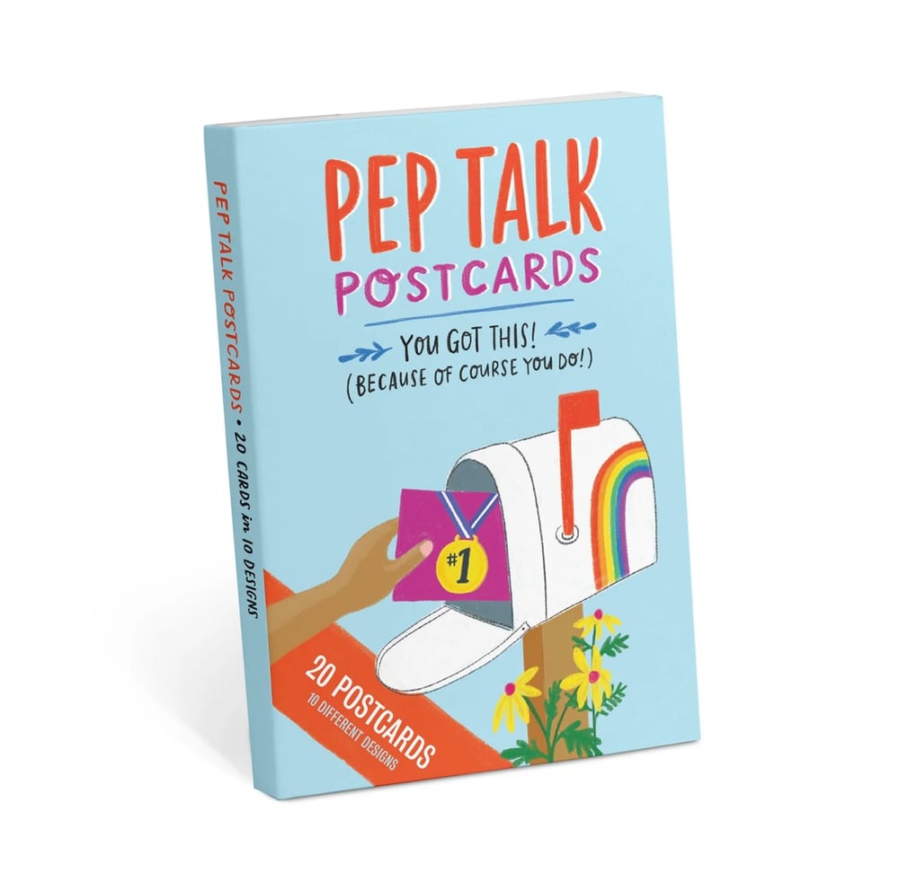Image of Pep Talk postcard book 