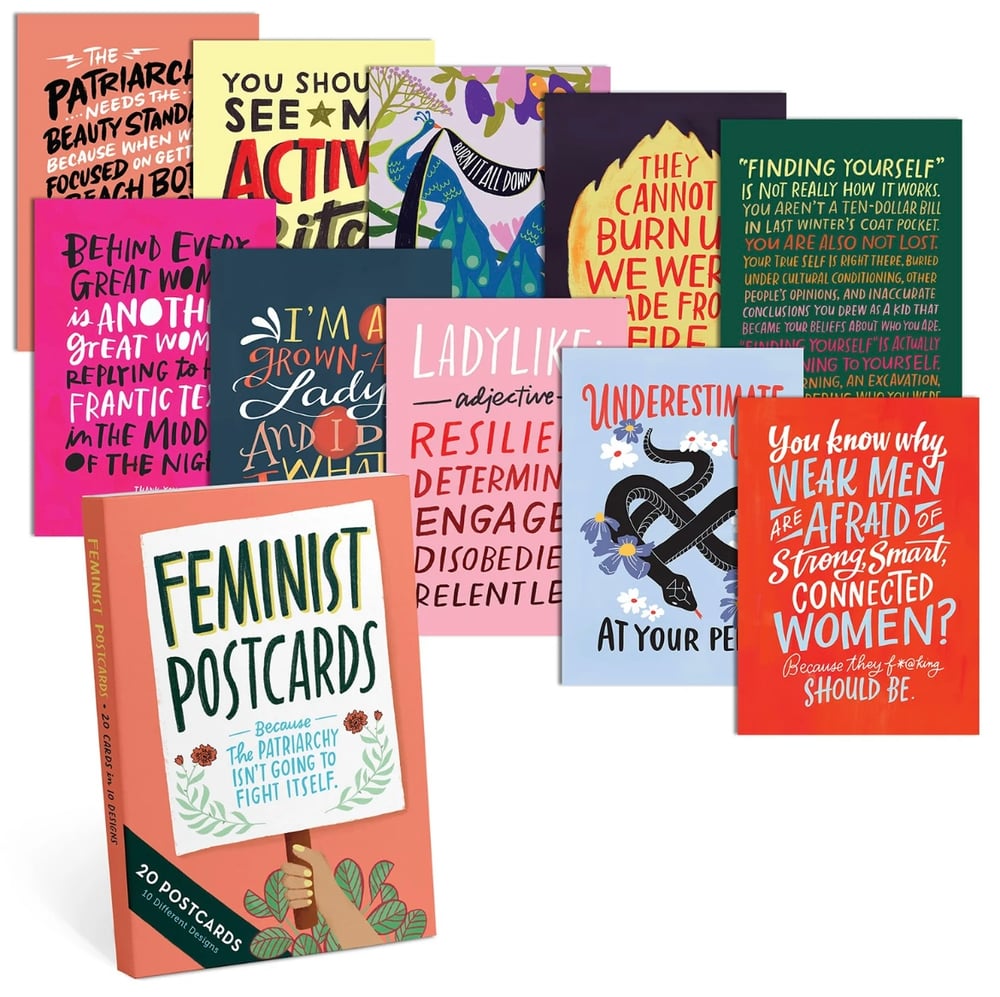 Image of Feminist postcard book