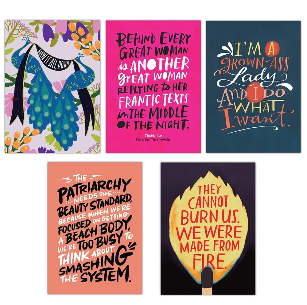 Image of Feminist postcard book