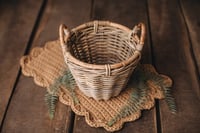 Image 1 of Basket with bamboo 