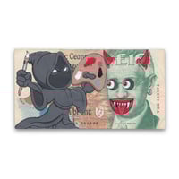 Image 1 of HAND PAINTED OLD IRISH £10 PAPER NOTE