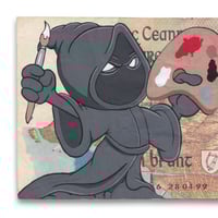 Image 3 of HAND PAINTED OLD IRISH £10 PAPER NOTE