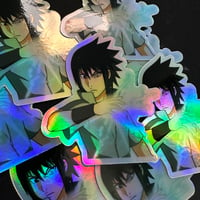 Naruto - Sasuke Chidori Holographic Sticker