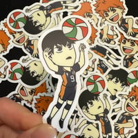 Image 2 of Haikyuu - Set and Spike Vinyl Stickers