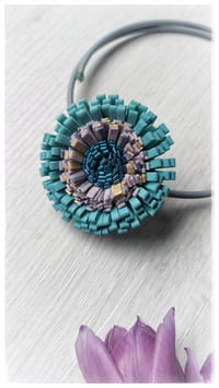 Image 2 of Anemone Basic Necklace - Acqua Marina