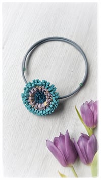 Image 10 of Anemone Basic Necklace - Acqua Marina