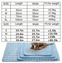 Image 3 of Summer Cooling Ice Silk Pad for your Cat or Dog
