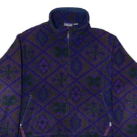 Image 2 of Vintage 90s Patagonia Patterned Synchilla Fleece - Purple Mosaic