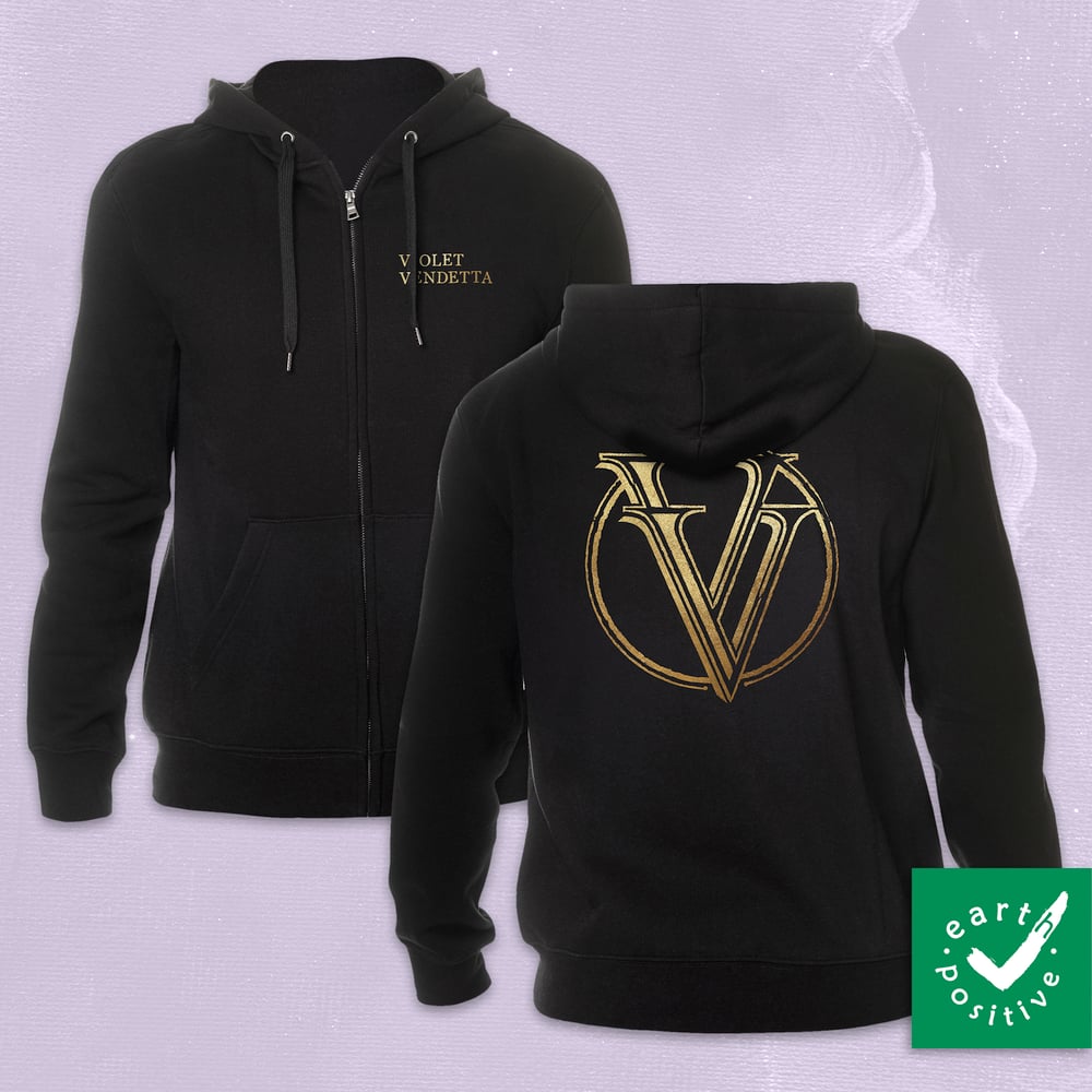 Image of V.V. Gold Emblem Hoodie