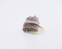 Image 4 of Amethyst Geode Ring
