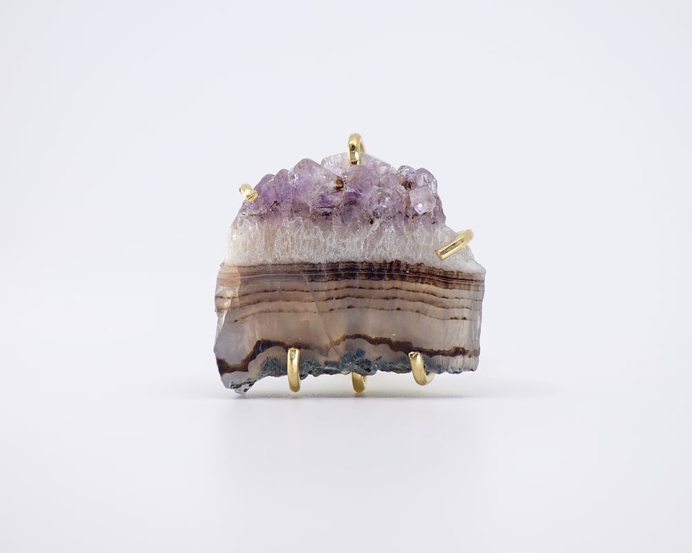 Image of Amethyst Geode Ring