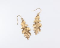 Image 4 of Oak Leaf Earrings