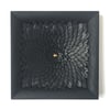 Black flower - wall sculpture