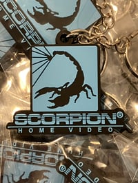 SCORPION HOME VIDEO LOGO KEYCHAIN